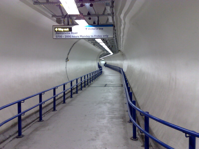 Tunnel Corridor — White