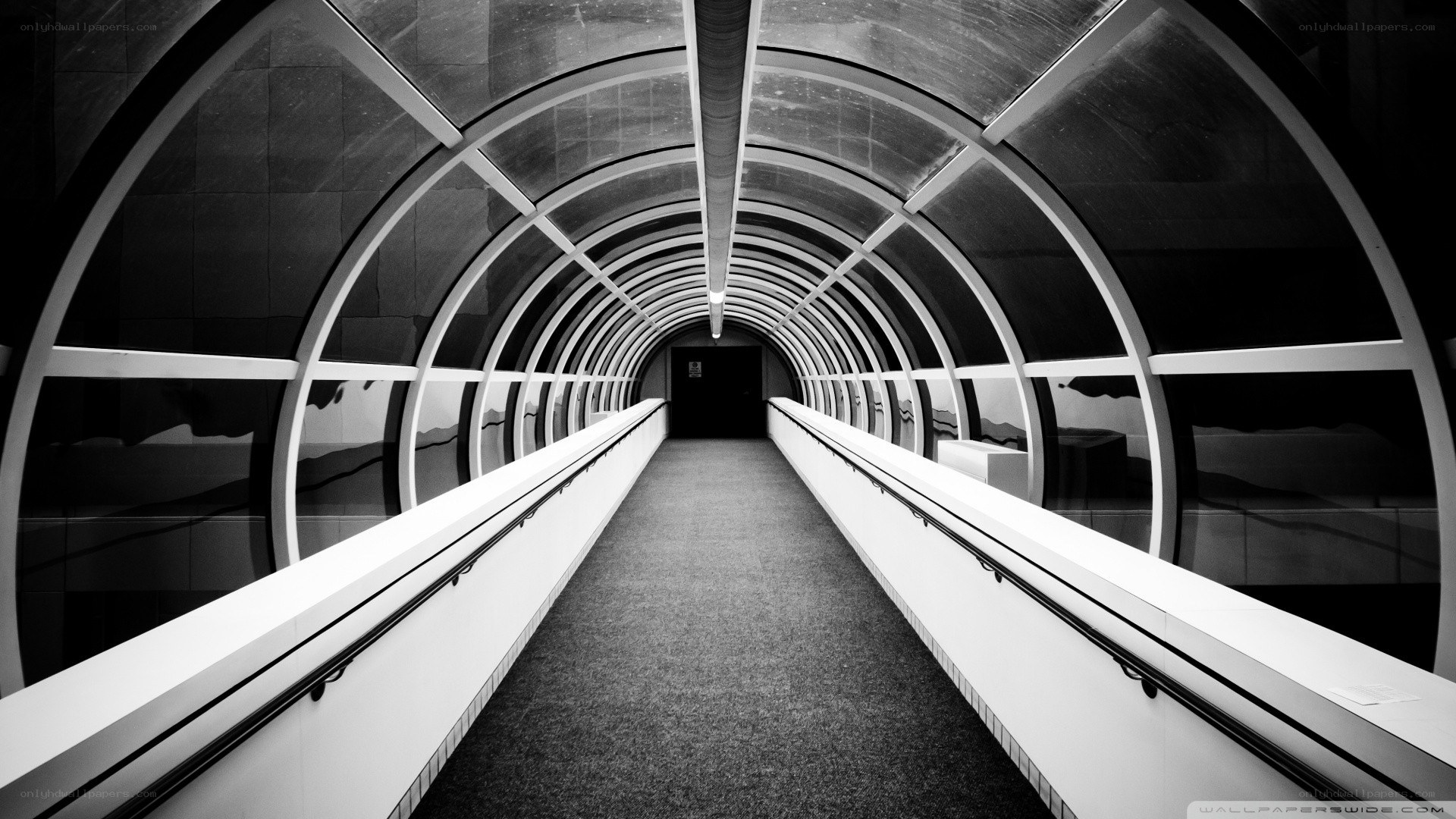 tunnel corridor with arches