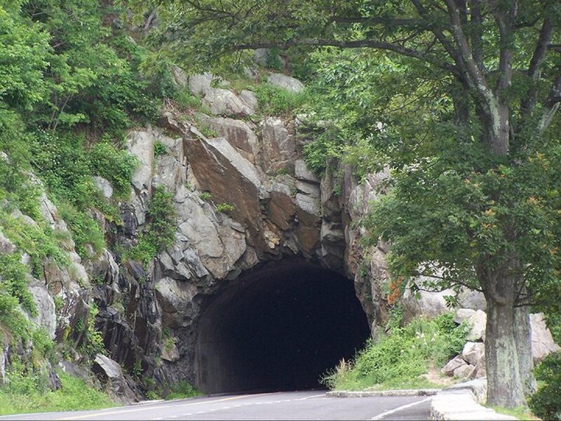 Tunnel Entrance in Rock