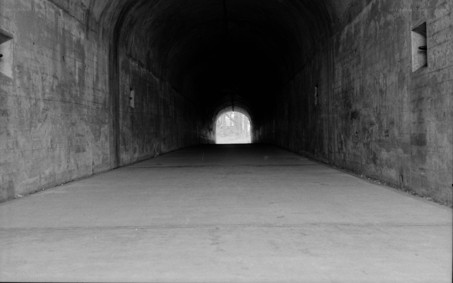 tunnel leading to light
