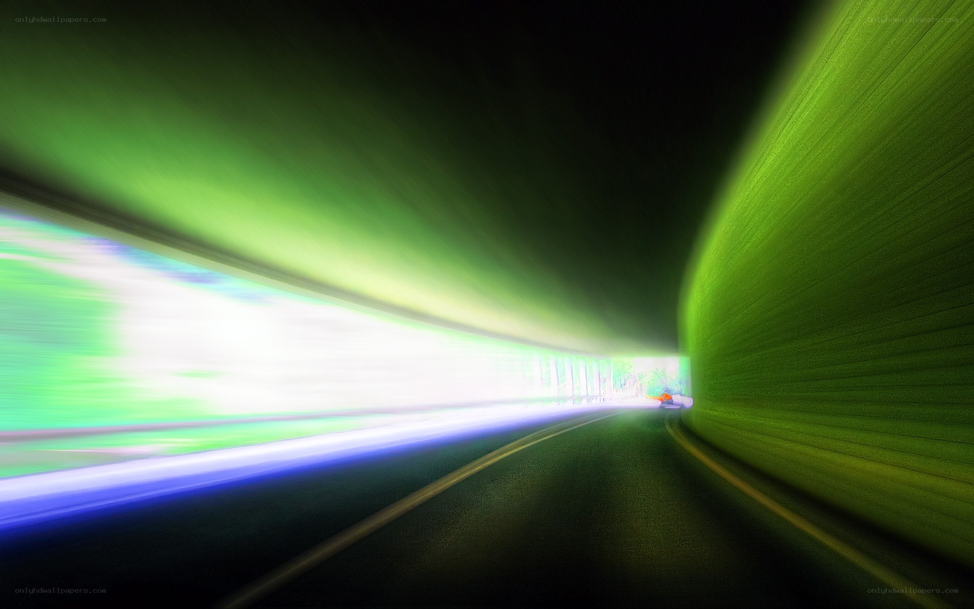 tunnel motion blur