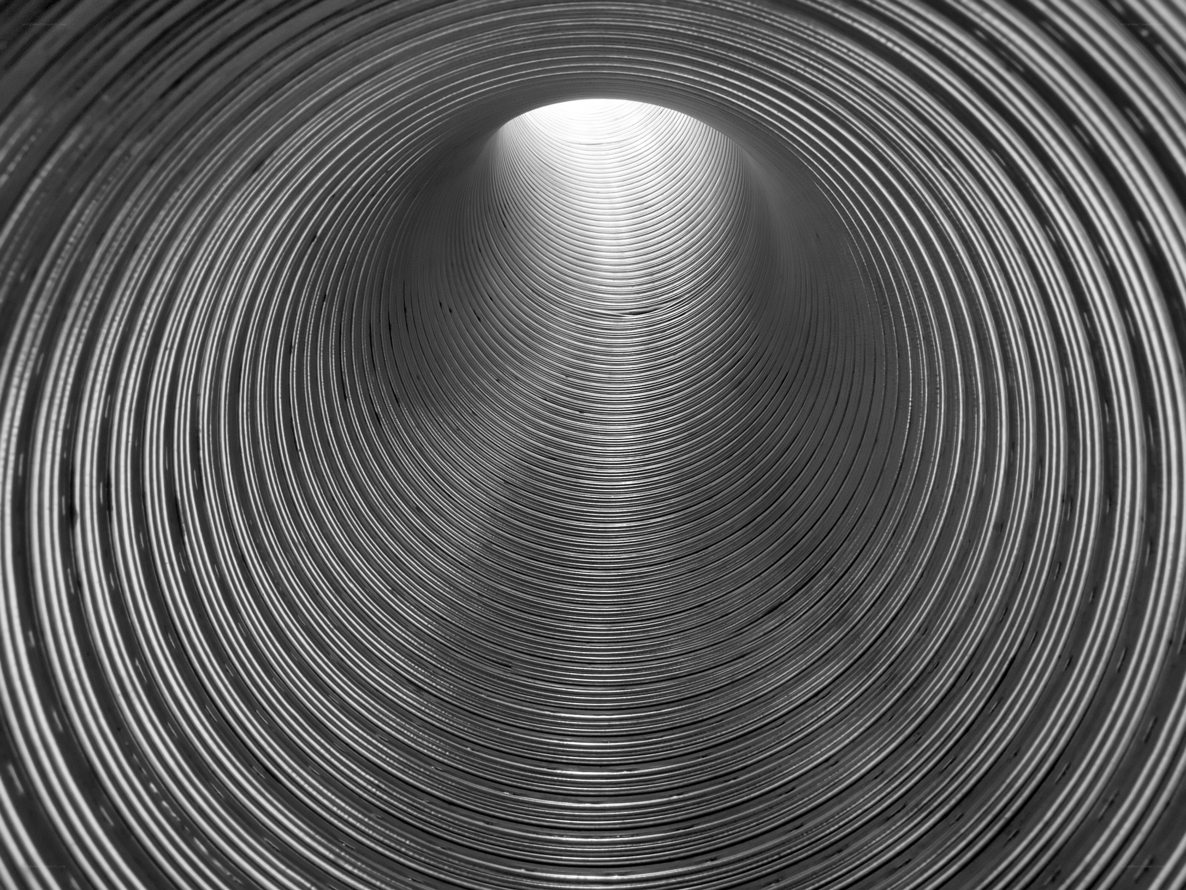 tunnel of concentric rings