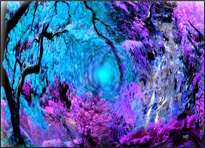 Tunnel of Glowing Trees