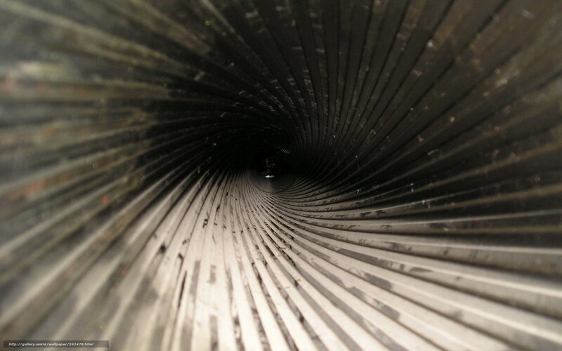 tunnel of metal slats