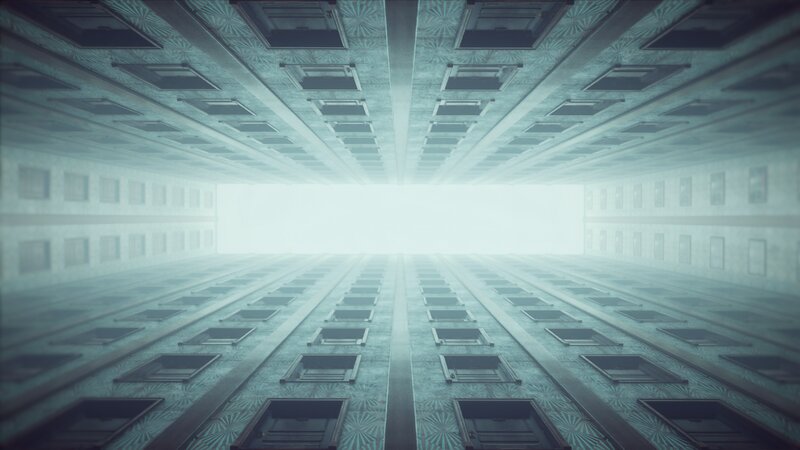 Tunnel of Repeating Windows