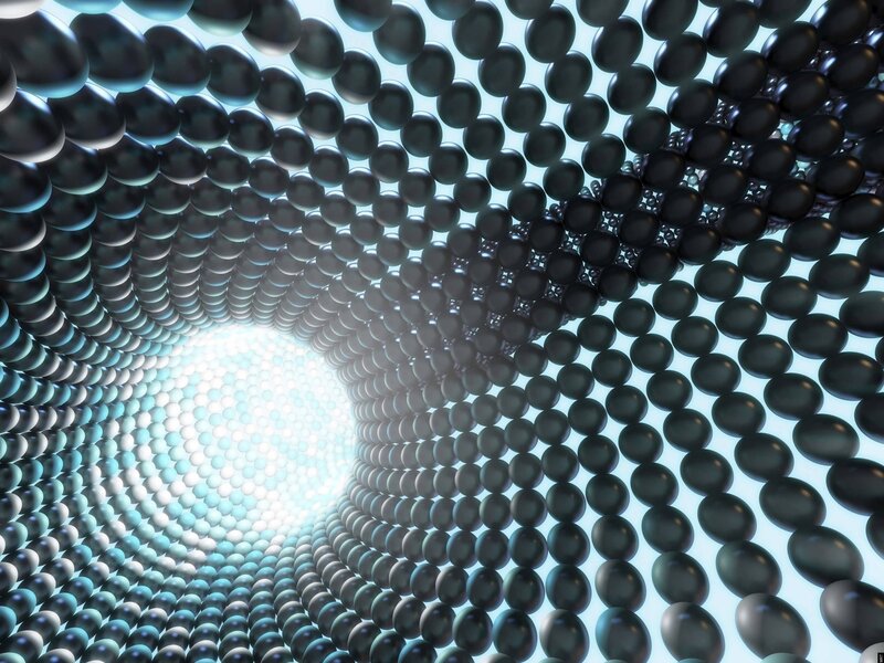 tunnel of spheres