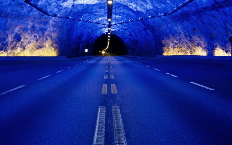 Tunnel Road at Night