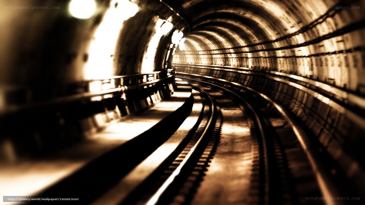 tunnel train tracks