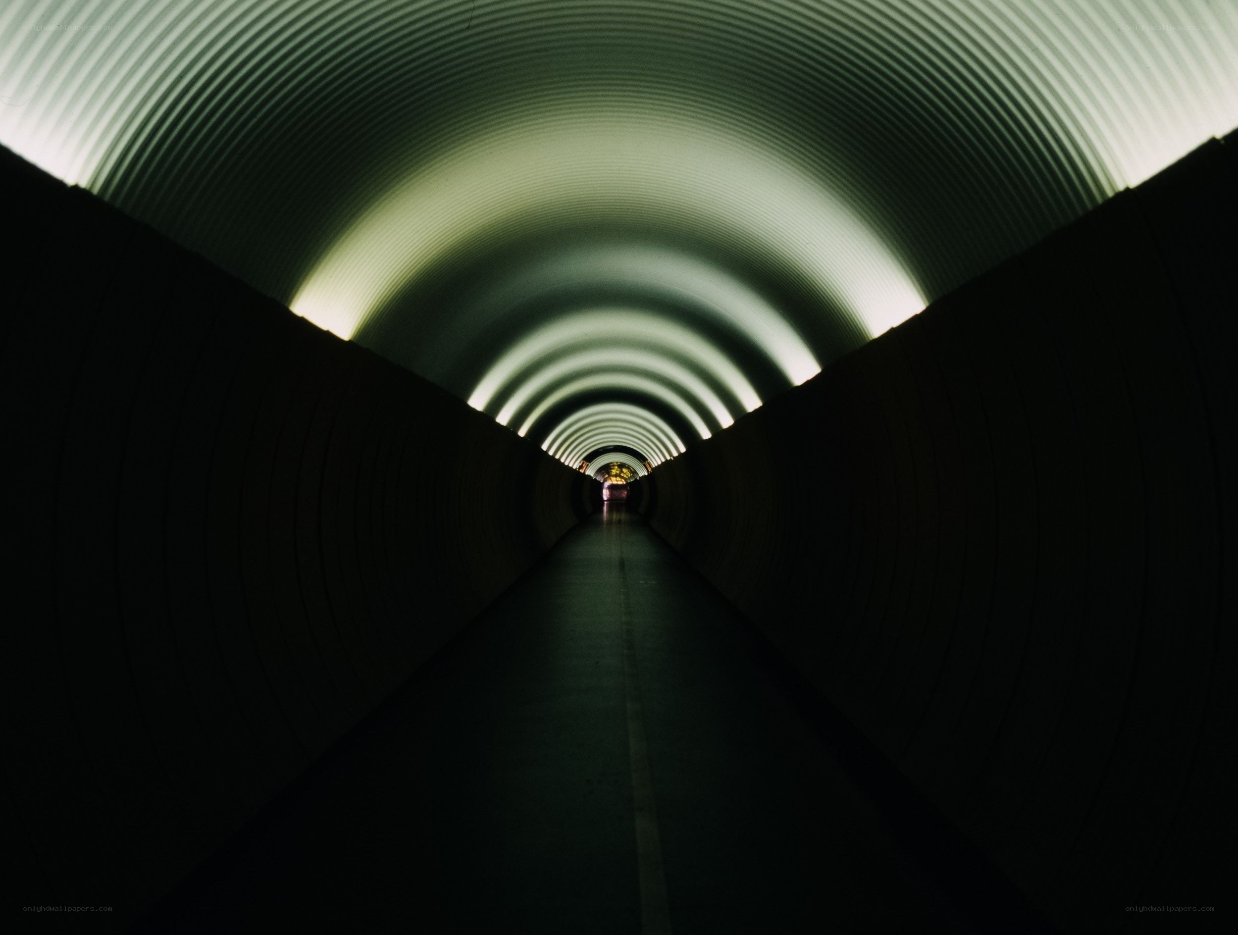 tunnel with curved ceiling