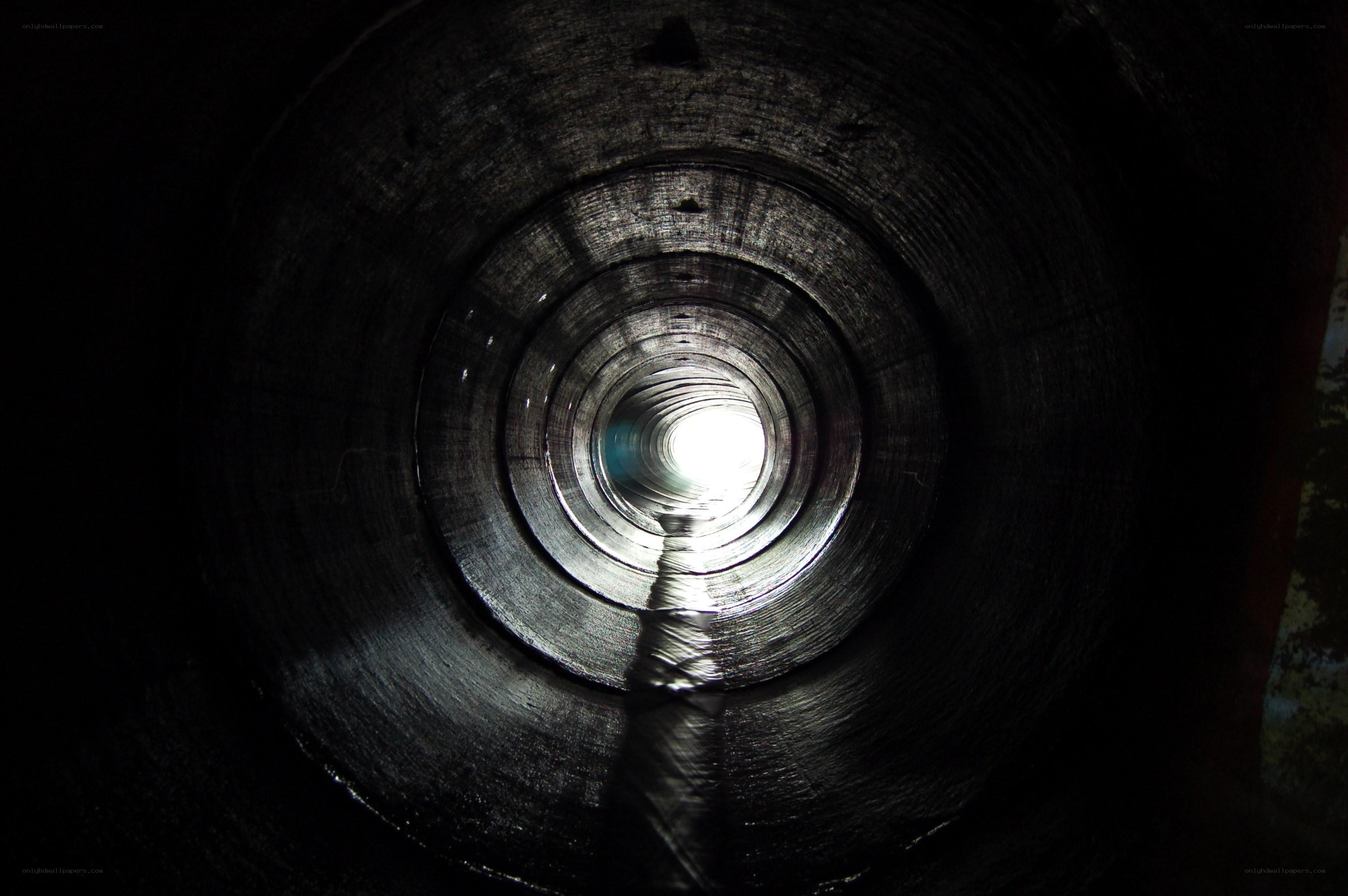tunnel with light at end