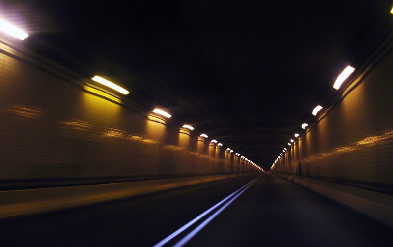 Tunnel with Lights