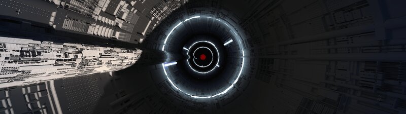 Tunnel with Red Center