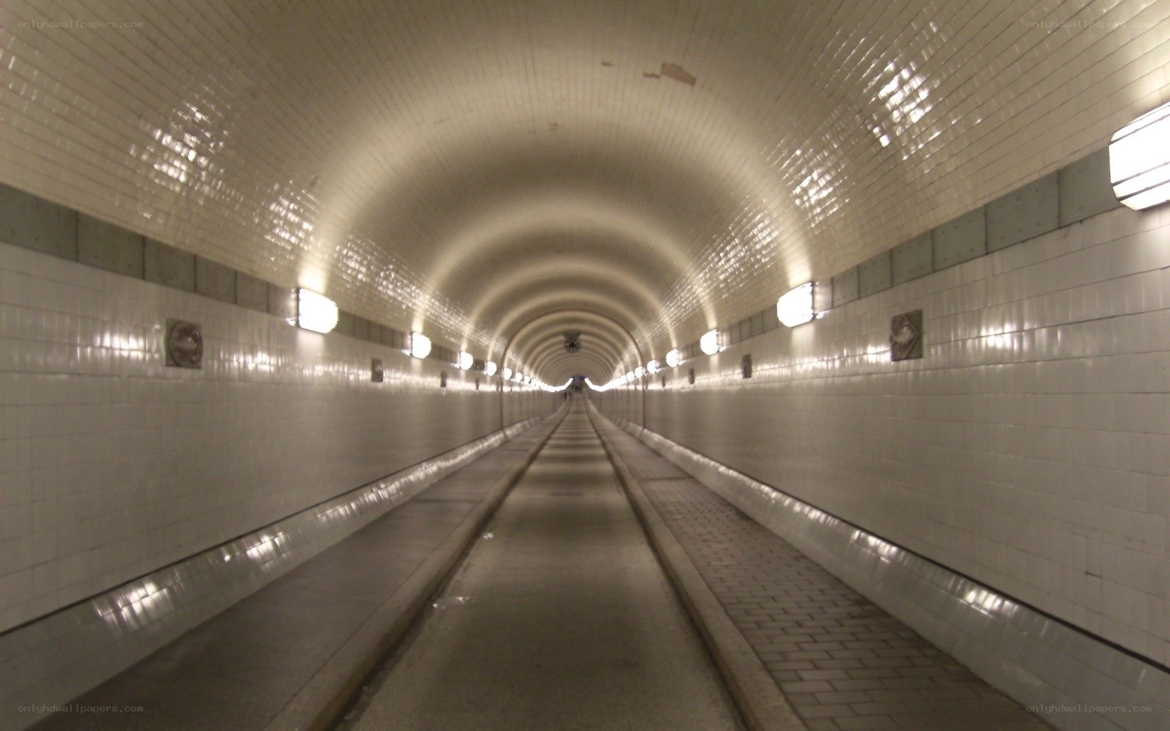 tunnel with tracks