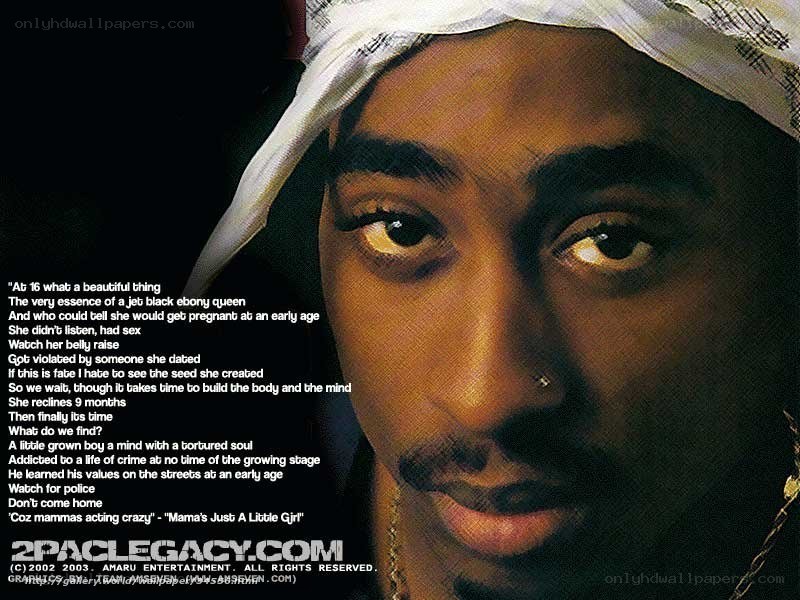 Tupac Shakur album cover