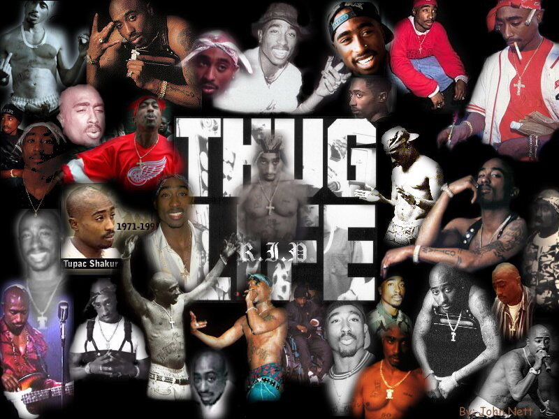 Tupac Shakur collage
