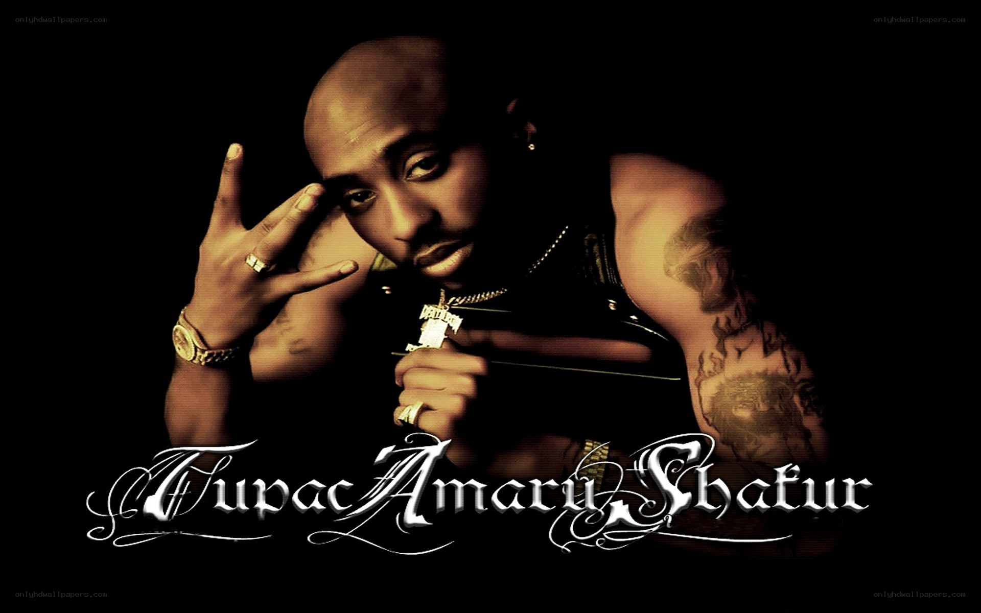 Tupac Shakur portrait