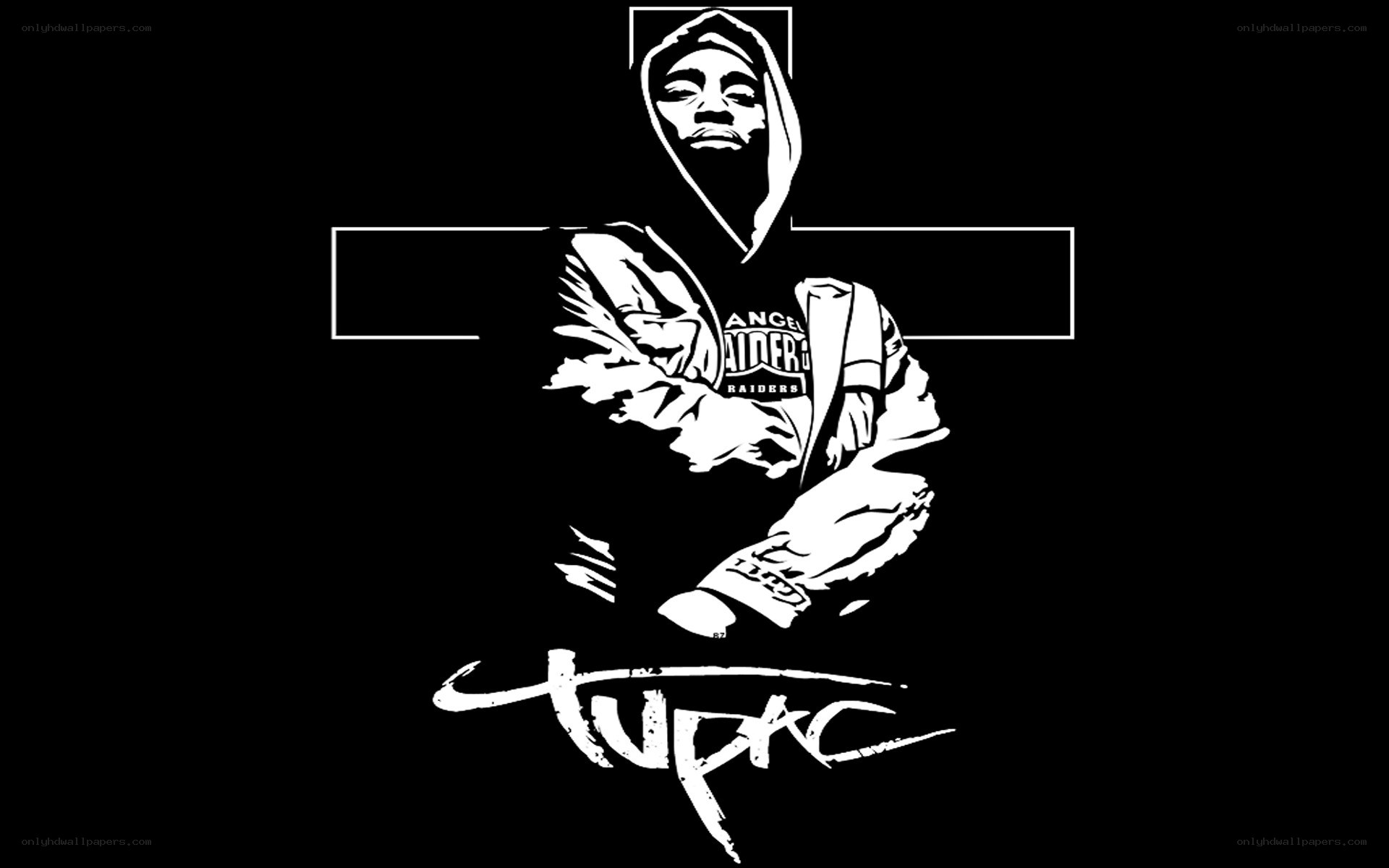 Tupac Shakur portrait
