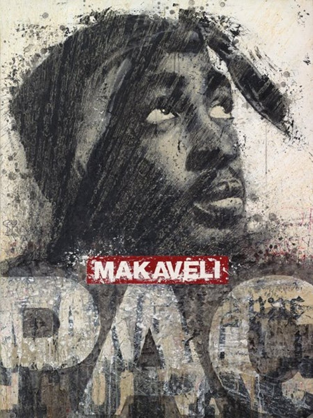 Tupac Shakur portrait artwork