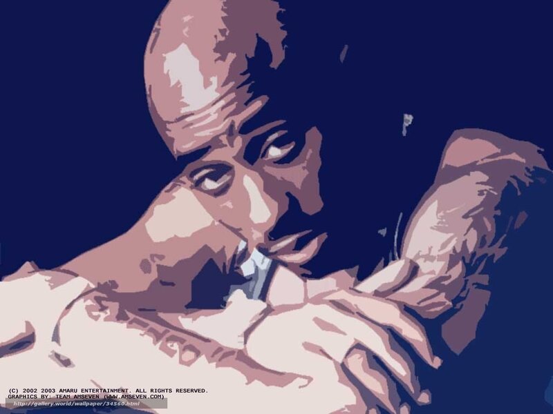 Tupac Shakur portrait