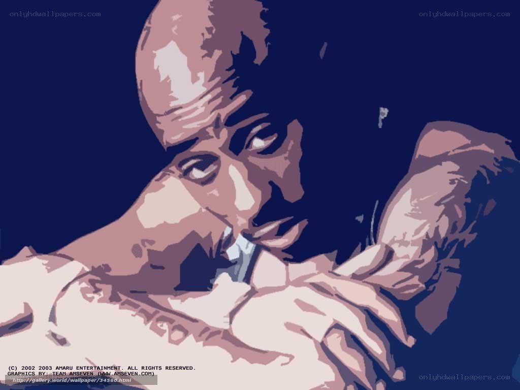 Tupac Shakur portrait