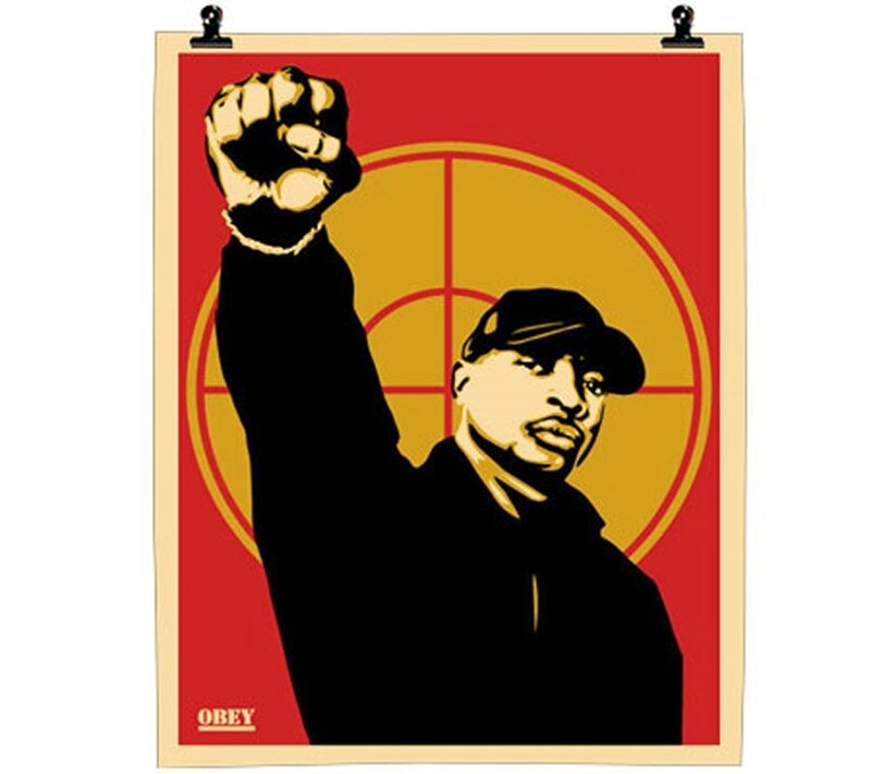 Tupac Shakur protest art