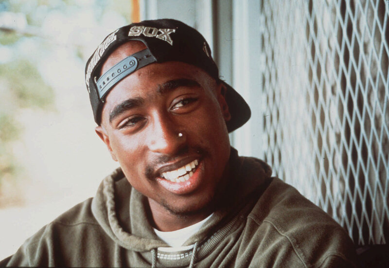 Tupac Shakur smiling