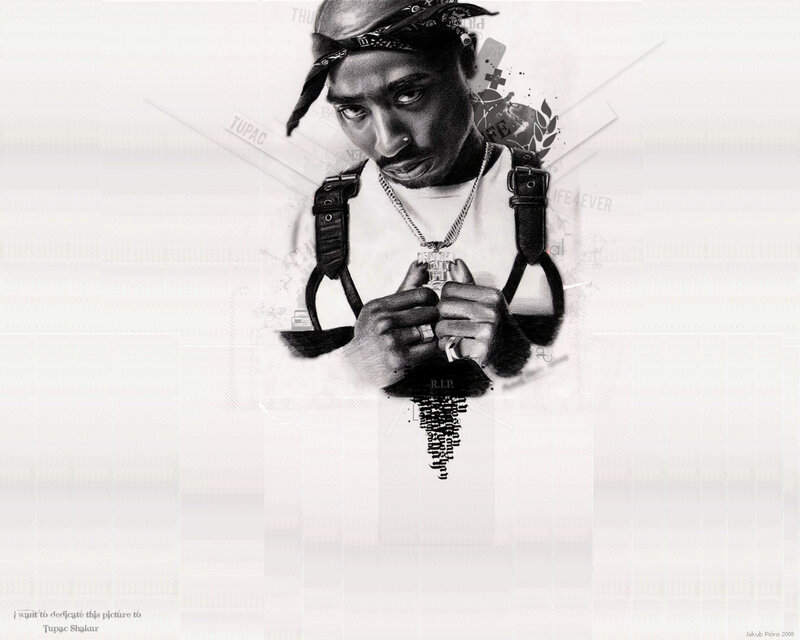 Tupac Shakur tribute artwork