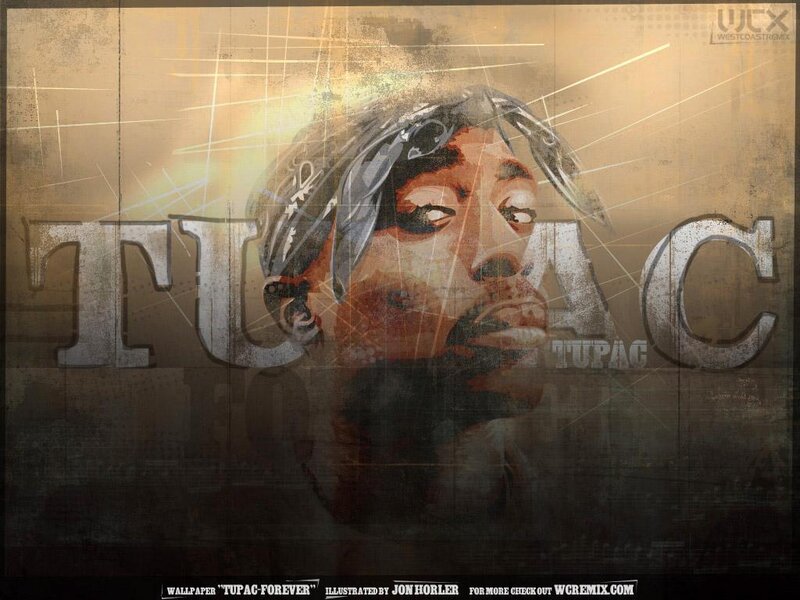 Tupac Shakur tribute artwork