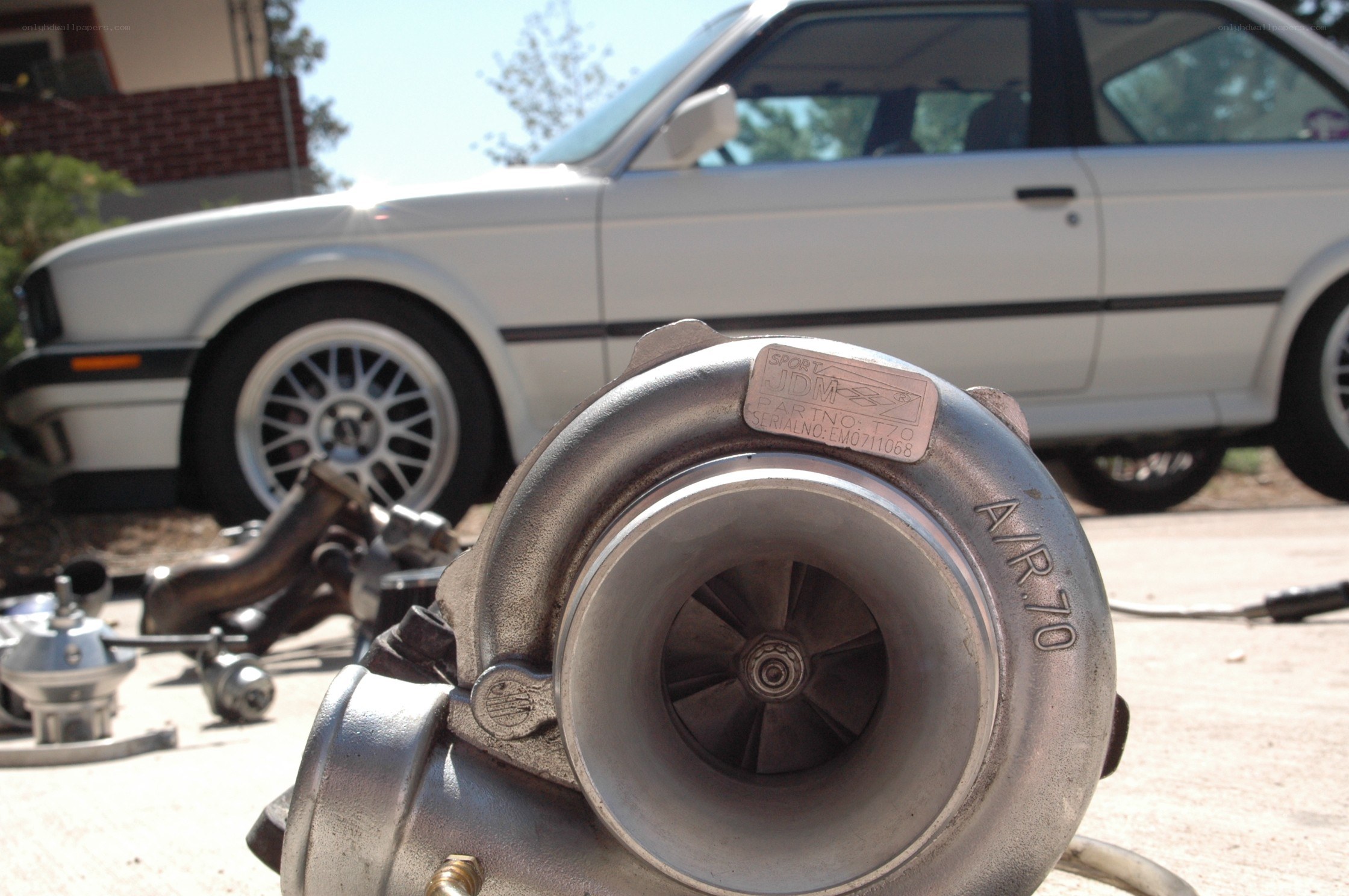 turbine from a car engine