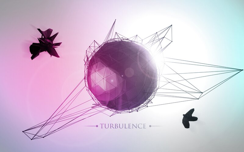 Turbulence abstract art