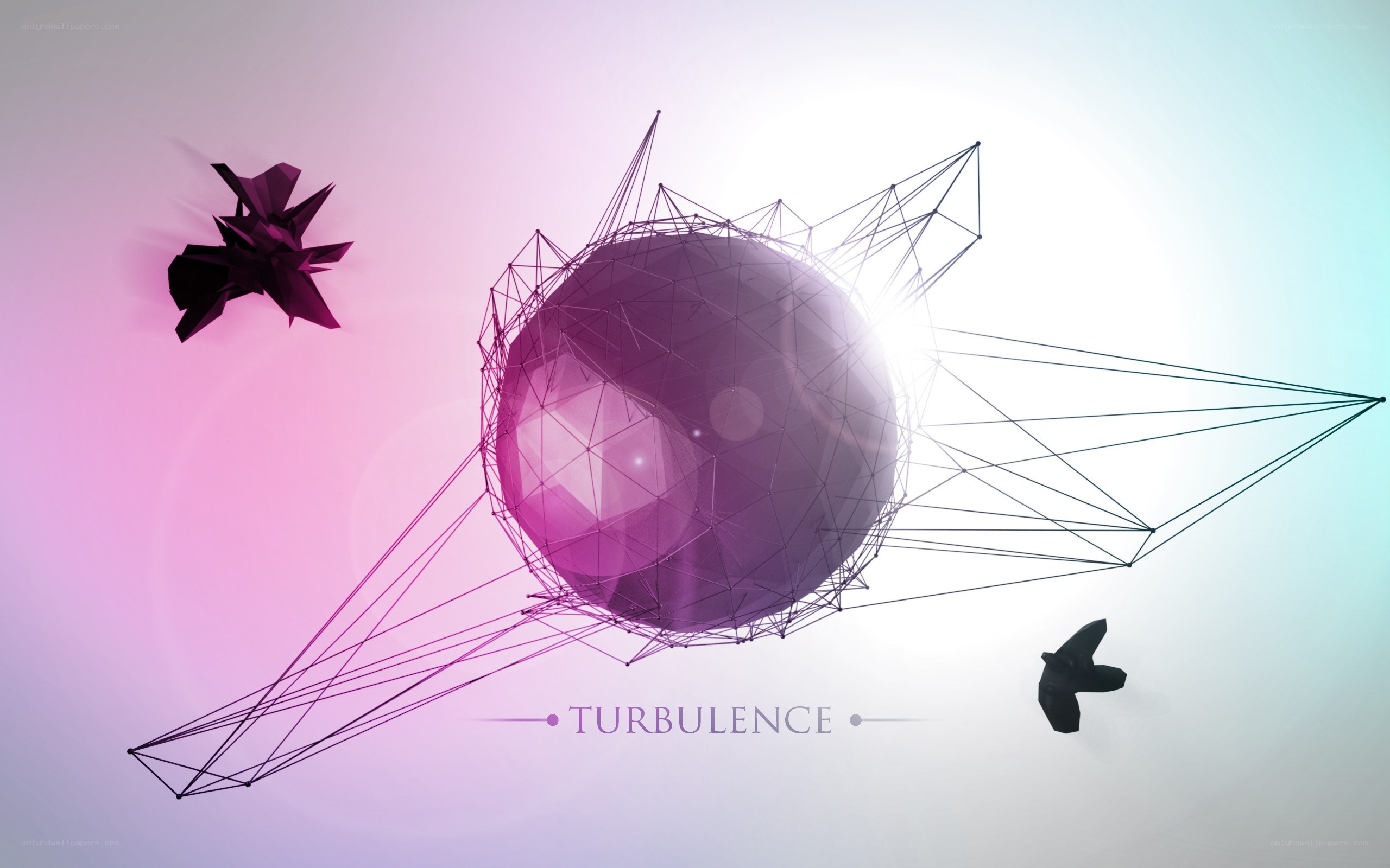 Turbulence abstract art