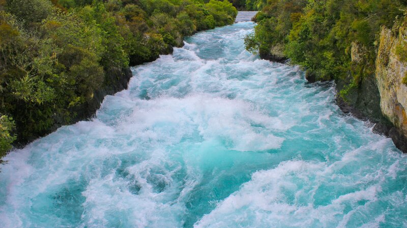 Turbulent River Rapids