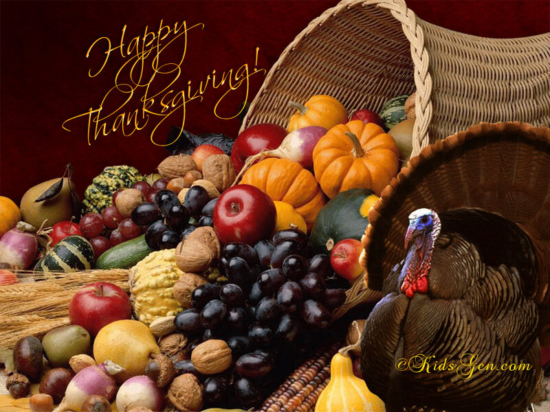 Turkey and Harvest Items — Red