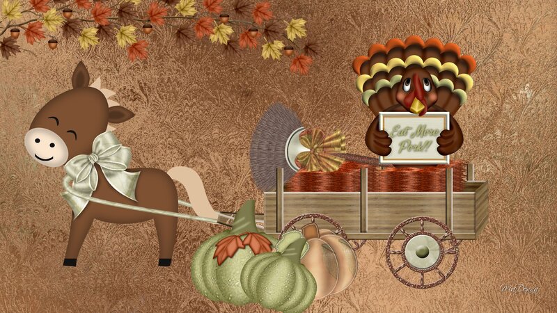 Turkey in Wagon