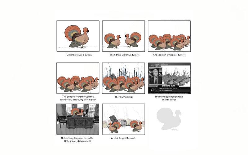 Turkey Rampage Comic