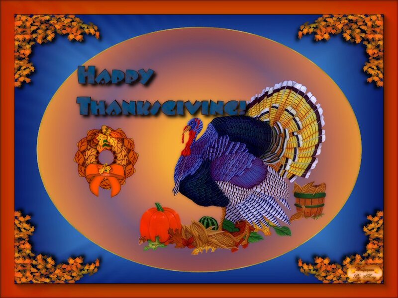 Turkey with Autumn Items