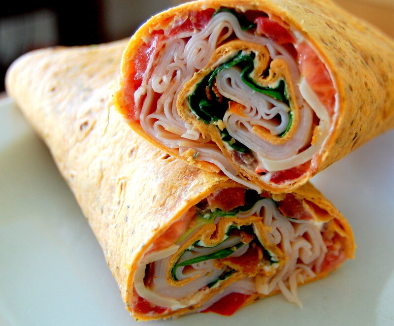 turkey wrap sandwich