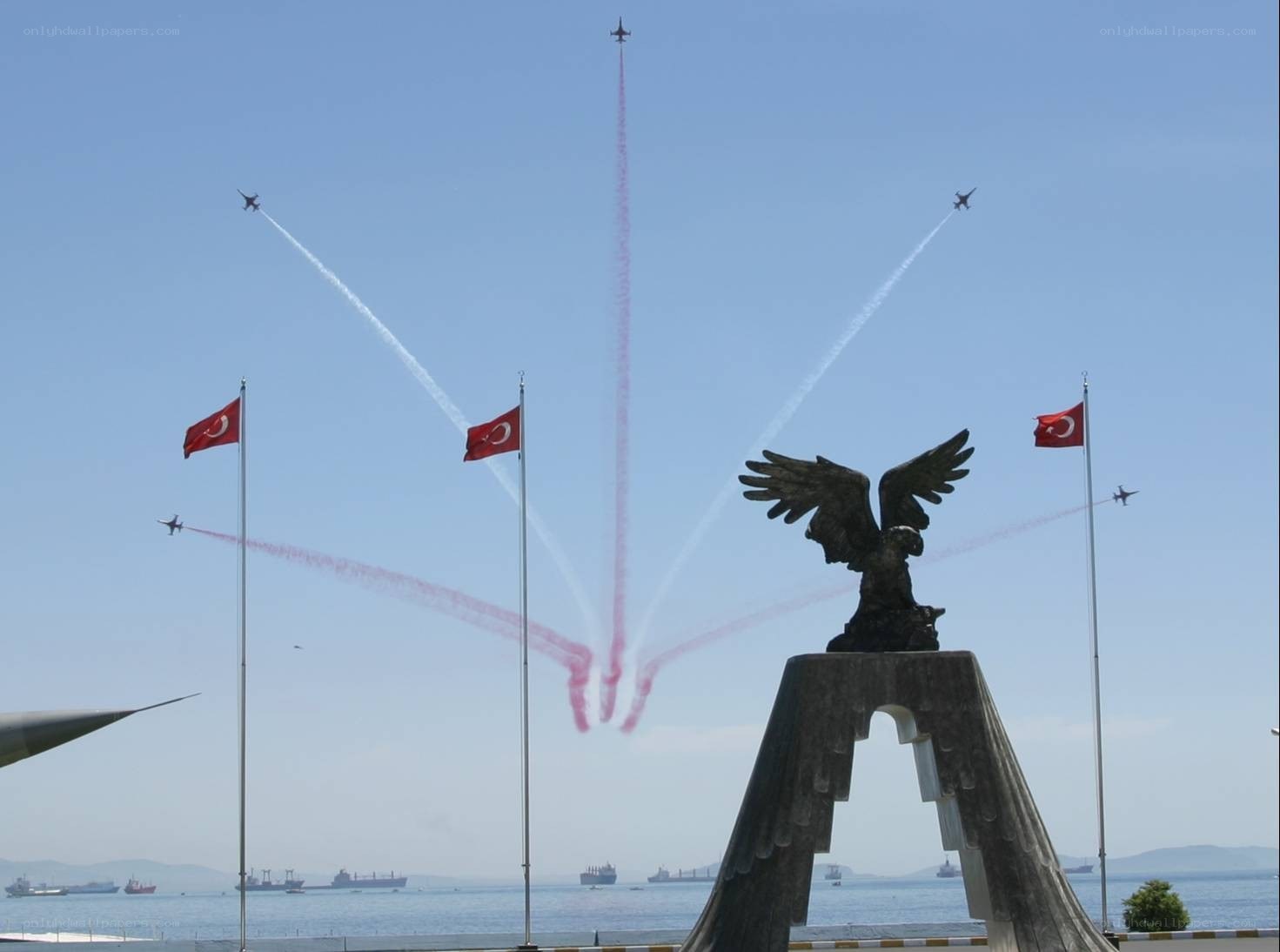 Turkish Air Force aerobatic display