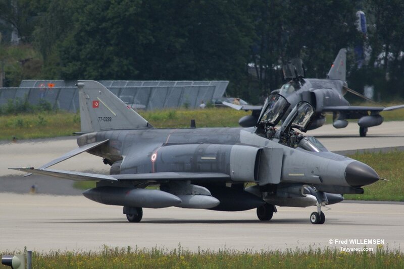 Turkish Air Force F-4 Phantom on runway