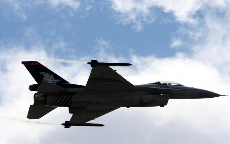 Turkish Air Force Jet — Blue