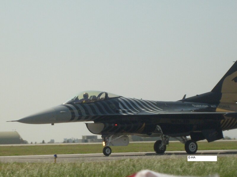 Turkish Air Force Jet — Gray, Neutral, Afternoon