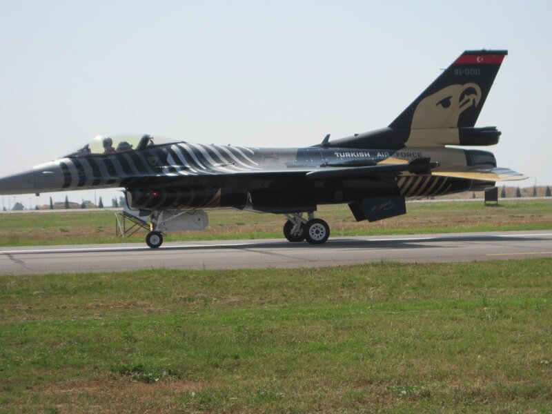 Turkish Air Force Jet — Green
