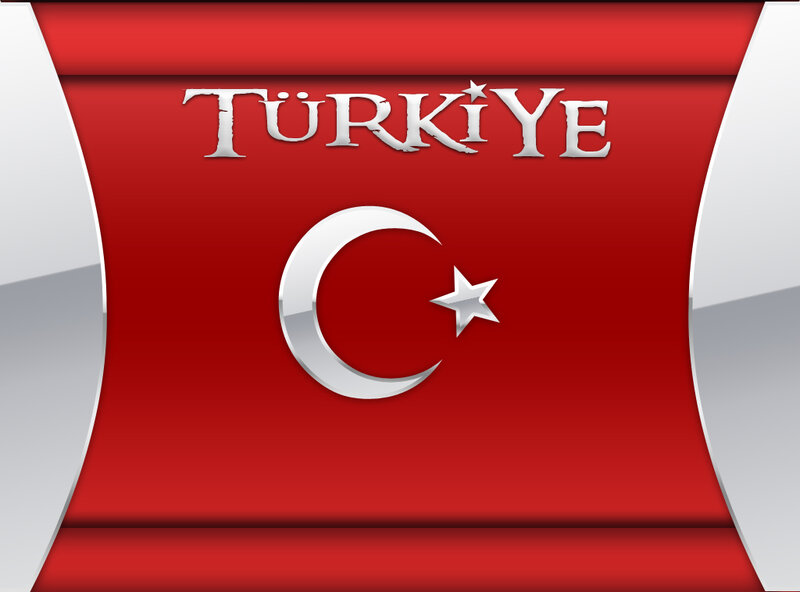 Turkish Flag Design — Red