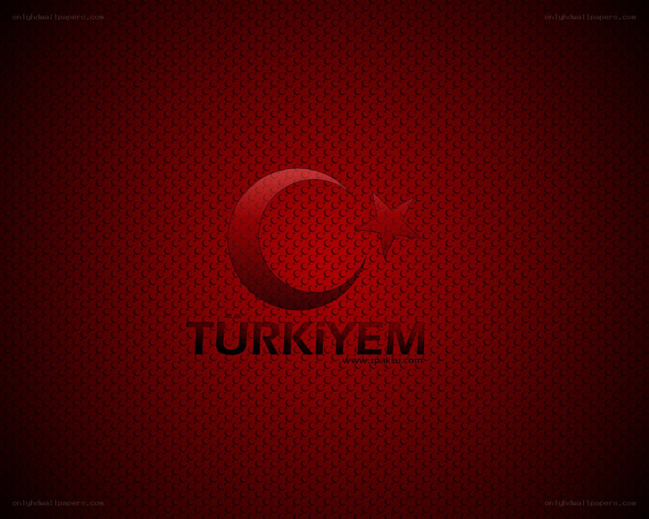 Turkish flag with text