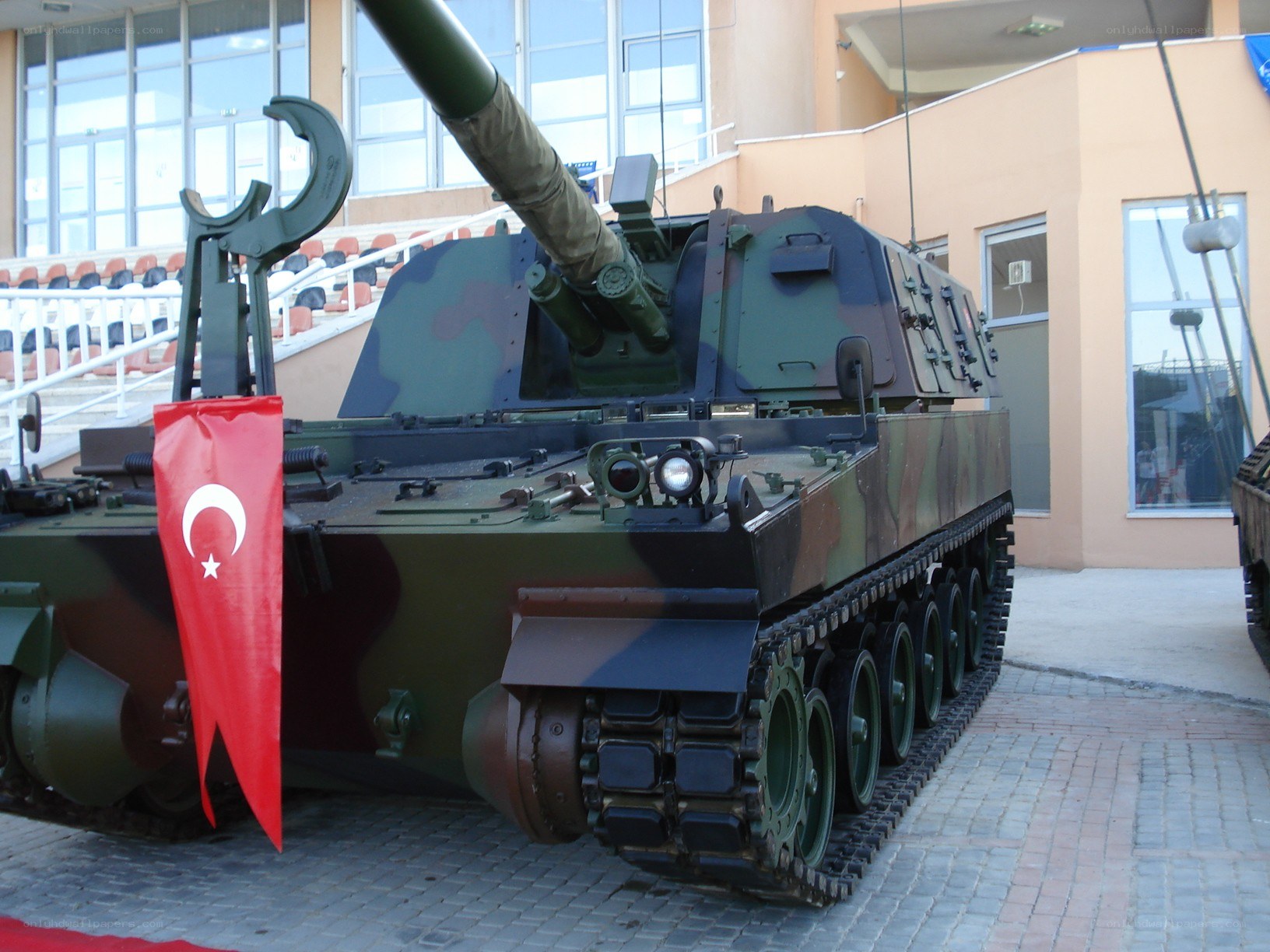 Turkish tank on display