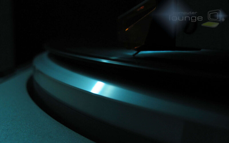 turntable in dim light