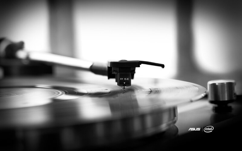 Turntable Playing Vinyl — Black, Calm, Photograph, Vinyl Record, Tonearm, Control Knob