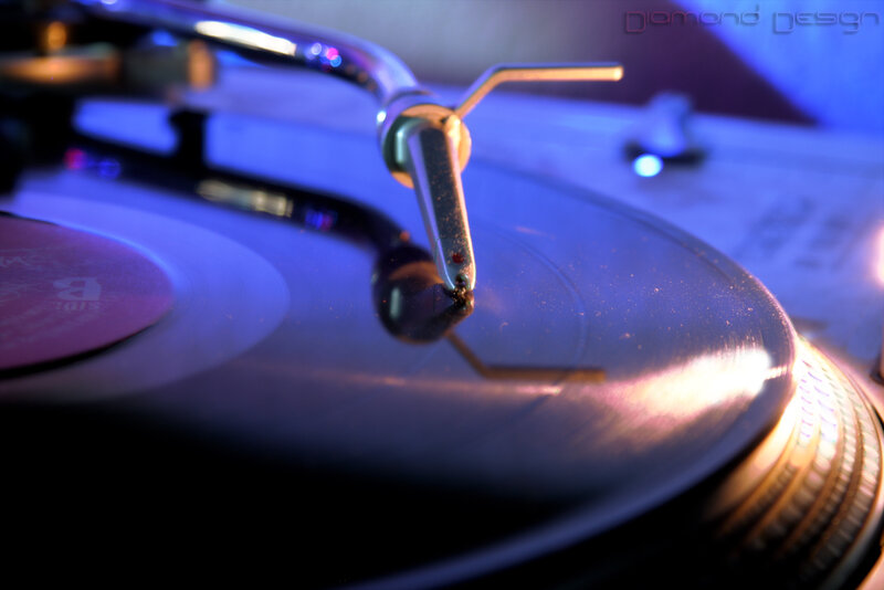turntable playing vinyl record