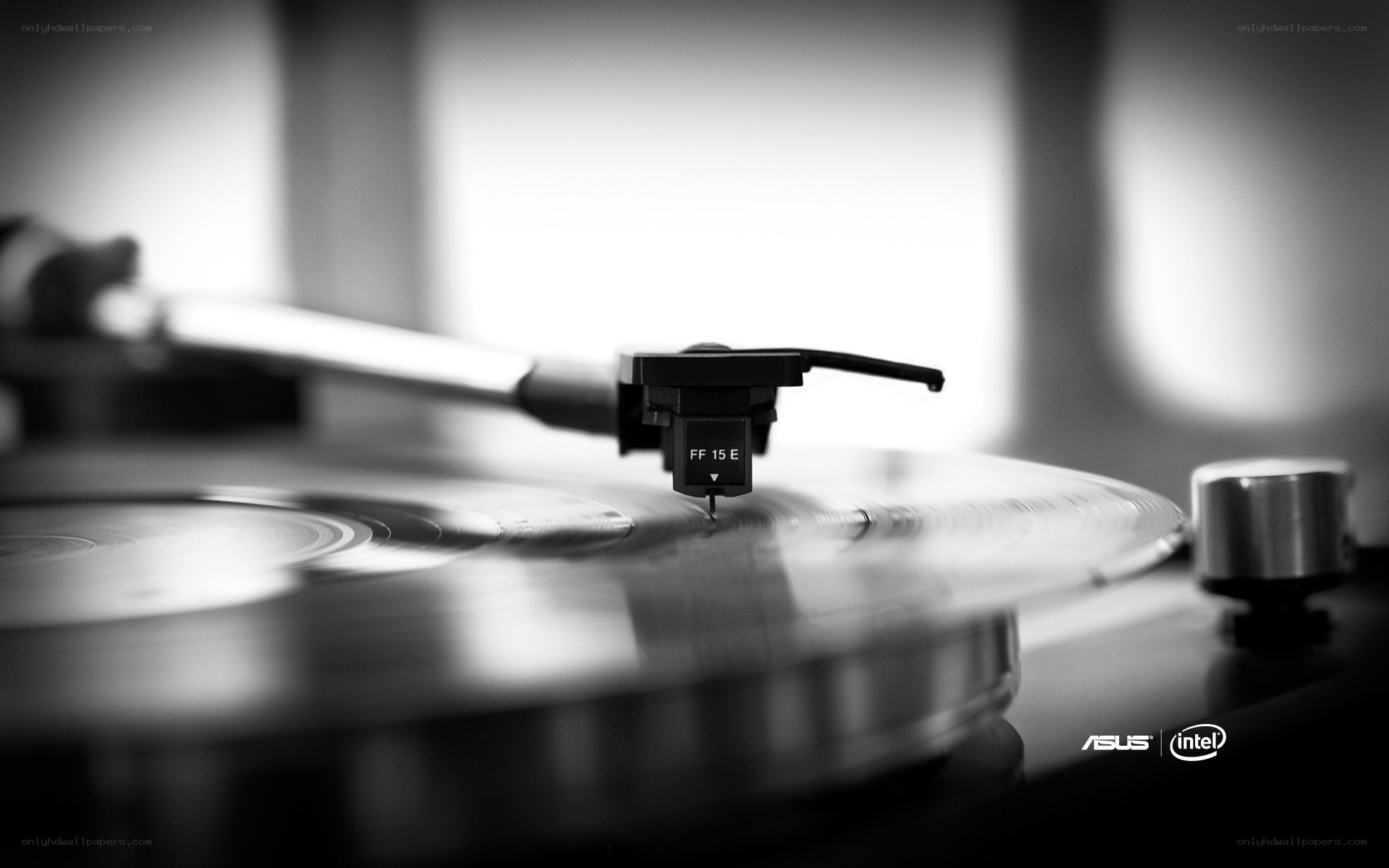 turntable playing vinyl record