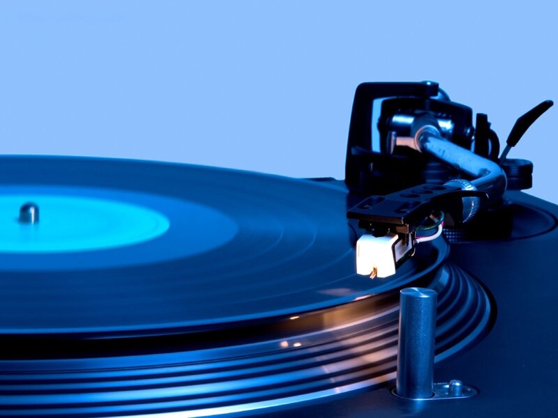 Turntable Playing Vinyl — Vinyl Record
